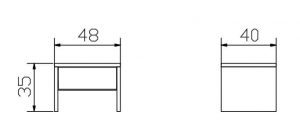 Hasena-Nachttisch-Salva-Konstruktion