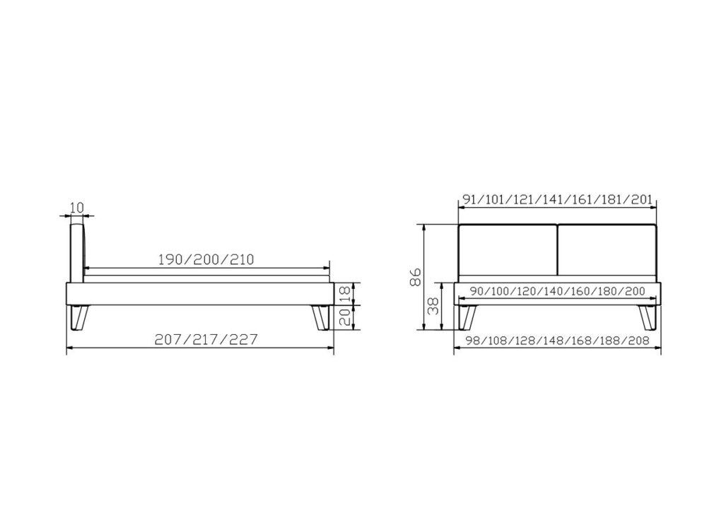 Hasena_Bett_Top-Line_Advance18_Jeno-used_Cena_Masse