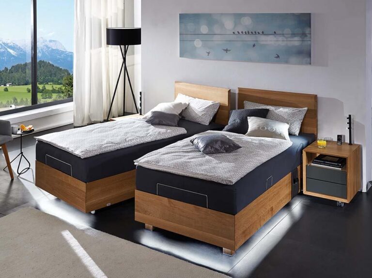 Pflegebett Kirchner Lugano Duobett Boxlike Wildeiche Doppelbett