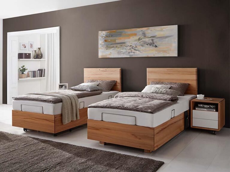 Pflegebett Kirchner lugano duobett verfahrbar kernbuche