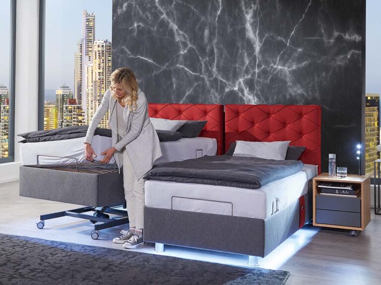 Pflegebett Kirchner Milano Boxlike Bett machen