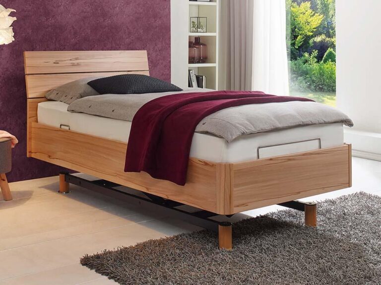 Pflegebett Kirchner Basel Classic Kernbuche höhenverstellbar