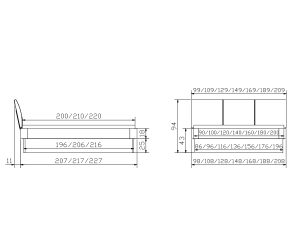 Hasena_Bett_Oak-Bianco_Practico-Ron-Box_Ripo_Masse