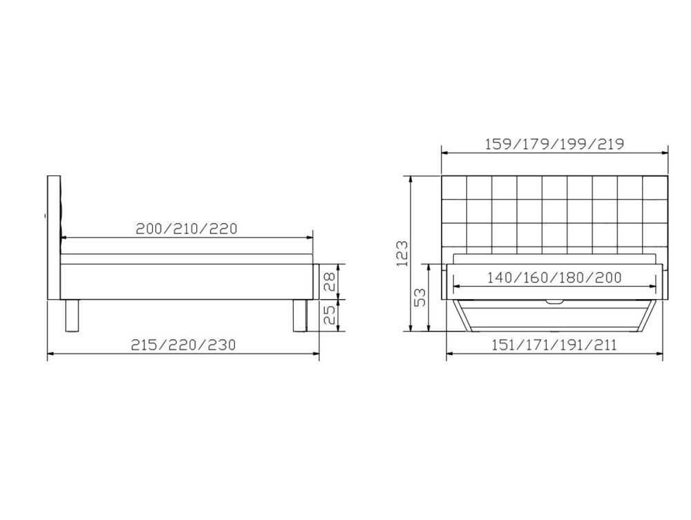 Hasena_Polsterbett_Dream-Line_Lungo28-3S_Skid_Zuro-L_Boucle-ivory_Konstruktion