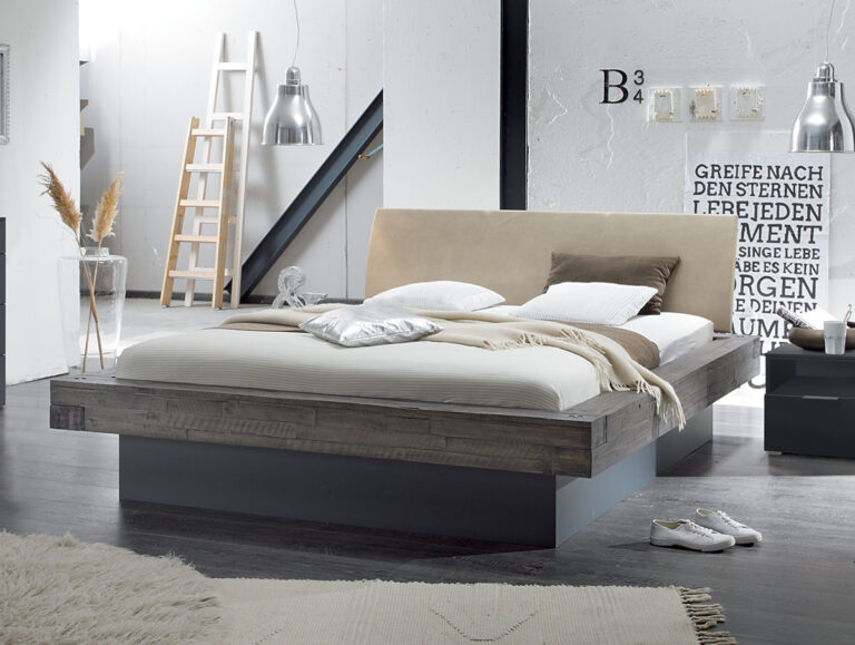 Hasena Bett Factory-Line Bloc 16 Practico Akazie Vintage massiv