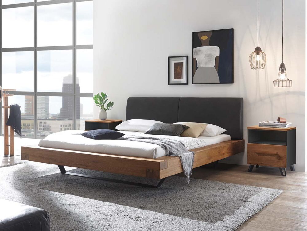 Hasena Bett Bloc 16 Wildeiche Vintage