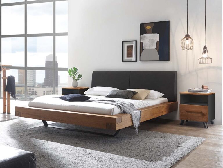 Hasena Bett Bloc 16 Wildeiche Vintage