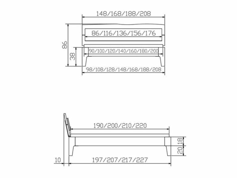 Hasena_Bett_Oak-Line-Puro-Modul_Xylo_NaturoL_Konstruktion