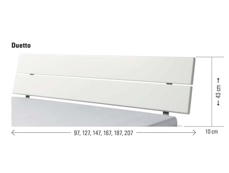 Hasena Bett Kopfteil Fine-Line Duetto