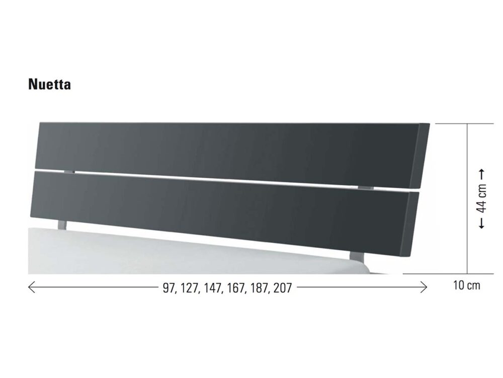 Kopfteil Hasena Nuetta Soft-Line Movie-Line Noble 16
