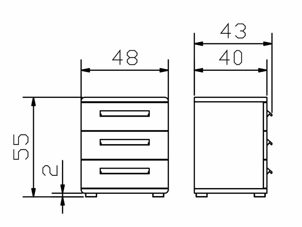 Hasena-Nachttisch-Trigo-Konstruktion