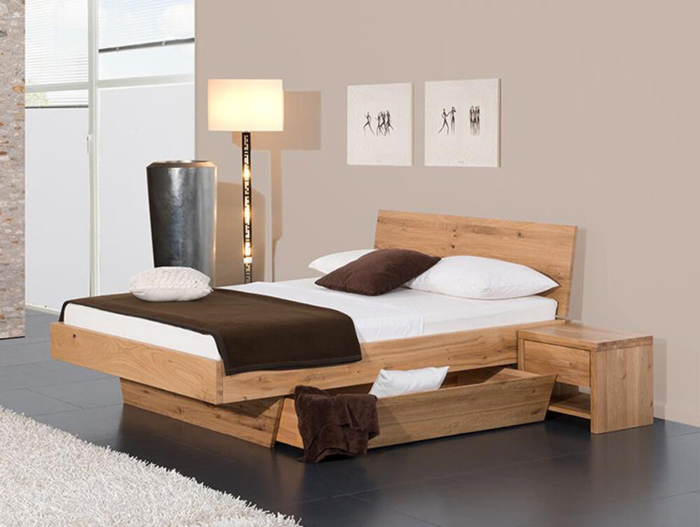 Modular Bett Natura Plus mit Kopfteil Matino